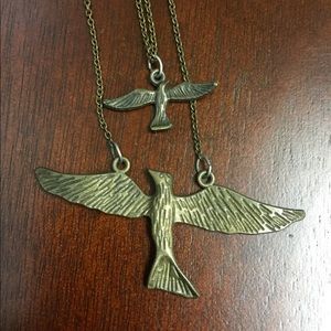 Brass Bird Necklace